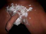 Shaving with Cream